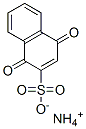ammonium 1,4-dihydro-1,4-dioxonaphthalene-2-sulphonate CAS#: 56633-19-3