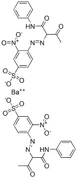 barium bis[3-nitro-4-[[1-(phenylcarbamoyl)acetonyl]azo]benzenesulphonate] CAS#: 5280-69-3
