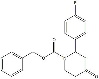 benzyl 2-(4-fluorophenyl)-4-oxopiperidine-1-carboxylate CAS#: 414910-20-6