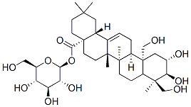 beta-D-glucopyranosyl (2alpha,3beta,4beta,19alpha)-2,3,19,23-tetrahydroxyolean-12-en-28-oate CAS#: 55306-04-2