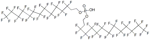bis(3,3,4,4,5,5,6,6,7,7,8,8,9,9,10,10,11,11,12,12,13,13,14,14,14-pentacosafluorotetradecyl) hydrogen phosphate CAS#: 57677-99-3