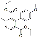 diethyl 4-(4-methoxyphenyl)-2,6-dimethyl-pyridine-3,5-dicarboxylate CAS#: 5448-05-5