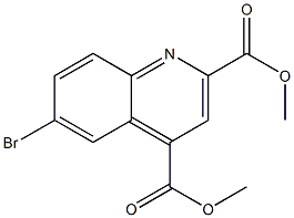 dimethyl 6-bromoquinoline-2,4-dicarboxylate CAS#: 438590-10-4