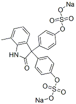disodium 1,3-dihydro-7-methyl-2-oxo-2H-indole-3,3-diylbis(p-phenylene) bis(sulphate) CAS#: 54935-04-5