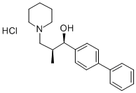 erythro-alpha-(4-Biphenylyl)-beta-methyl-1-piperidinepropanol hydrochloride CAS#: 59401-31-9