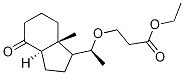 ethyl 3-((S)-1-((1S,3aR,7aR)-7a-Methyl-4-oxooctahydro-1H-inden-1-yl)ethoxy)propanoate CAS#: 413571-28-5