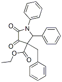ethyl 3-benzyl-4,5-dioxo-1,2-diphenyl-pyrrolidine-3-carboxylate CAS#: 5468-14-4