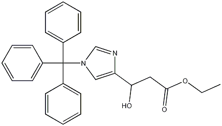 ethyl 3-hydroxy-3-(1-trityl-1H-imidazol-4-yl)propanoate CAS#: 426219-40-1