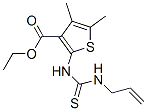 ethyl 4,5-dimethyl-2-(prop-2-enylthiocarbamoylamino)thiophene-3-carboxylate CAS#: 50629-08-8