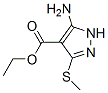 ethyl 5-amino-3-methylthio-1H pyrazole-4-carboxylate CAS#: 59541-46-7