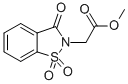 methyl 3-oxo1,2-benzisothiazole-2(3H)-acetate 1,1-dioxide CAS#: 6639-62-9