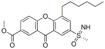 methyl 5-hexyl-7-(S-methylsulphonimidoyl)-9-oxo-9H-xanthene-2-carboxylate CAS#: 58762-16-6