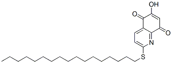n-heptadecylmercapto-6-hydroxy-5,8-quinolinequinone CAS#: 53193-62-7