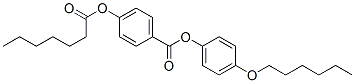 p-(Heptanoyloxy)benzoic acid p-(hexyloxy)phenyl ester CAS#: 52811-98-0
