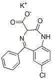 potassium 7-chloro-2,3-dihydro-2-oxo-5-phenyl-1H-1,4-benzodiazepine-3-carboxylate CAS#: 5991-71-9