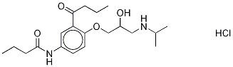 rac 3-Deacetyl-3-butanoyl Acebutolol Hydrochloride CAS#: 57898-71-2