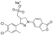 sodium 3-(4,5-dichloro-o-tolyl)-1-(1,3-dihydro-1-oxo-5-isobenzofuranyl)-4,5-dihydro-1H-pyrazole-4-methanesulphonate CAS#: 58953-08-5