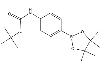 tert-Butyl 2-methyl-4-(4,4,5,5-tetramethyl-1,3,2-dioxaborolan-2-yl)phenylcarbamate CAS#: 508223-54-9
