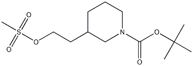 tert-butyl 3-(2-((Methylsulfonyl)oxy)ethyl)piperidine-1-carboxylate CAS#: 405090-66-6