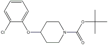 tert-butyl 4-(2-chlorophenoxy)piperidine-1-carboxylate CAS#: 552868-10-7