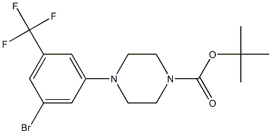 tert-butyl 4-(3-broMo-5-(trifluoroMethyl)phenyl)piperazine-1-carboxylate CAS#: 444727-13-3
