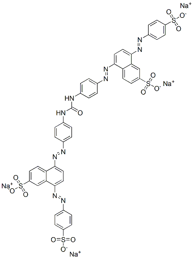 tetrasodium 5,5'-[carbonylbis(imino-4,1-phenyleneazo)]bis[8-[(4-sulphonatophenyl)azo]naphthalene-2-sulphonate] CAS#: 6409-83-2