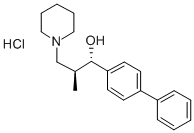 threo-alpha-(4-Biphenylyl)-beta-methyl-1-piperidinepropanol hydrochloride CAS#: 59401-32-0