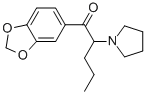 1-(1,3-Benzodioxol-5-yl)-2-(1-pyrrolidinyl)-1-pentanone CAS#: 687603-66-3