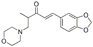 1-(1,3-Benzodioxol-5-yl)-4-methyl-5-morpholino-1-penten-3-one CAS#: 66596-44-9