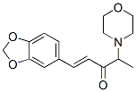 1-(1,3-Benzodioxol-5-yl)-4-morpholino-1-penten-3-one CAS#: 66596-43-8