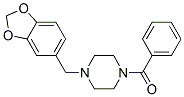1-(1,3-Benzodioxol-5-ylmethyl)-4-benzoylpiperazine CAS#: 6761-59-7
