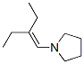 1-(2-Ethyl-1-butenyl)pyrrolidine CAS#: 66685-15-2