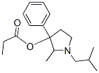 1-(2-Methylpropyl)-2-methyl-3-phenylpyrrolidin-3-ol propionate CAS#: 69552-14-3