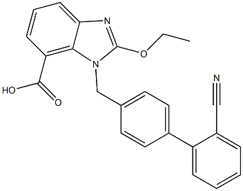 1-((2'-cyanobiphenyl-4-yl)Methyl)-2-ethoxy-1H-benziMidazole-7-carboxylic acid CAS#: 632322-61-3