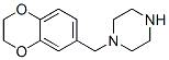 1-(2,3-DIHYDRO-1,4-BENZODIOXIN-6-YLMETHYL)PIPERAZINE CAS#: 67869-88-9