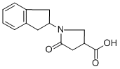 1-(2,3-DIHYDRO-1H-INDEN-2-YL)-5-OXO-3-PYRROLIDINECARBOXYLIC ACID CAS#: 566154-69-6