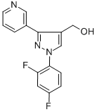 (1-(2,4-DIFLUOROPHENYL)-3-(PYRIDIN-3-YL)-1H-PYRAZOL-4-YL)METHANOL CAS#: 618444-49-8