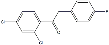 1-(2,4-Dichlorophenyl)-2-(4-fluorophenyl)ethanone CAS#: 611220-24-7