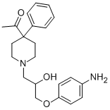 1-(3-(4-Aminophenoxy-2-hydroxypropyl)-4-phenyl-4-piperidinyl)ethanone CAS#: 64511-75-7