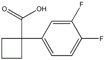 1-(3,4-Difluorophenyl)-cyclobutanecarboxylic acid CAS#: 633317-58-5