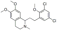 1-(3,5-Dichloro-2-methoxyphenethyl)-6,7-dimethoxy-2-methyl-1,2,3,4-tetrahydroisoquinoline CAS#: 63937-48-4
