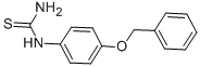 1-(4-BENZYLOXYPHENYL)-2-THIOUREA CAS#: 65069-53-6
