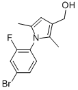 1-(4-BROMO-2-FLUOROPHENYL)-2,5-DIMETHYL-1H-PYRROLE-3-METHANOL CAS#: 676443-04-2