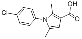1-(4-CHLOROPHENYL)-2,5-DIMETHYL-1H-PYRROLE-3-CARBOXYLIC ACID CAS#: 60217-76-7