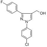 (1-(4-CHLOROPHENYL)-3-(4-FLUOROPHENYL)-1H-PYRAZOL-4-YL)METHANOL CAS#: 618444-37-4