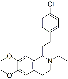 1-(4-Chlorophenethyl)-6,7-dimethoxy-2-ethyl-1,2,3,4-tetrahydroisoquinoline CAS#: 63937-76-8