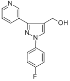 (1-(4-FLUOROPHENYL)-3-(PYRIDIN-3-YL)-1H-PYRAZOL-4-YL)METHANOL CAS#: 618444-47-6
