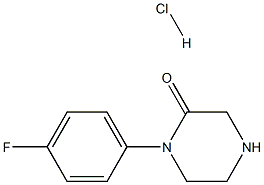 1-(4-Fluorophenyl)piperazin-2-one hydrochloride CAS#: 697305-48-9