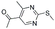 1-(4-METHYL-2-(METHYLTHIO)PYRIMIDIN-5-YL)ETHANONE CAS#: 66373-26-0