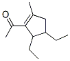 1-(4,5-Diethyl-2-methyl-1-cyclopenten-1-yl)ethanone CAS#: 62338-24-3